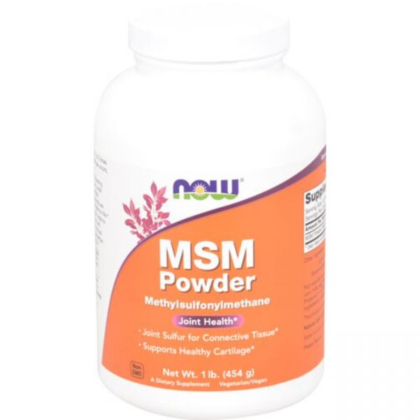 NOW 나우푸드 MSM 1lb 파우더 글루코사민 영양제