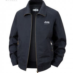 지프 재킷 간절기 레트로 스타일 아우터 점퍼