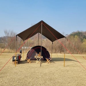 그늘막 운동회 글램핑 피크닉 차박 암막 캠핑 타프 멀티 렉타