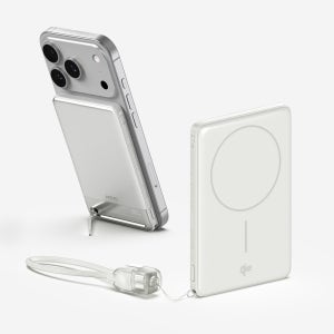 Qi2 15W 맥세이프 초슬림 고속 보조배터리 5000mAh QB510 화이트