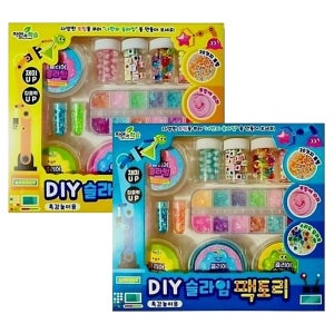 DIY 슬라임 팩토리 1p 다양한 토핑 슬라임 만들기재료 찐득볼 핸드토이 끈끈이 액체괴몰