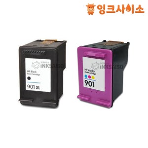 CC654AA (HP 901XL) CC656AA (HP 901) 호환잉크 재생 2색 SET