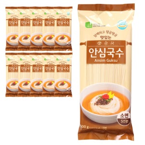 맛있는 안심국수 꾸지뽕 바나바잎을 넣은 건강국수 500g, 11개