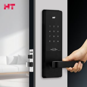 현대HT 무타공 디지털 도어락 TDL-L3002 L3002N 비밀번호 카드키 셀프설치