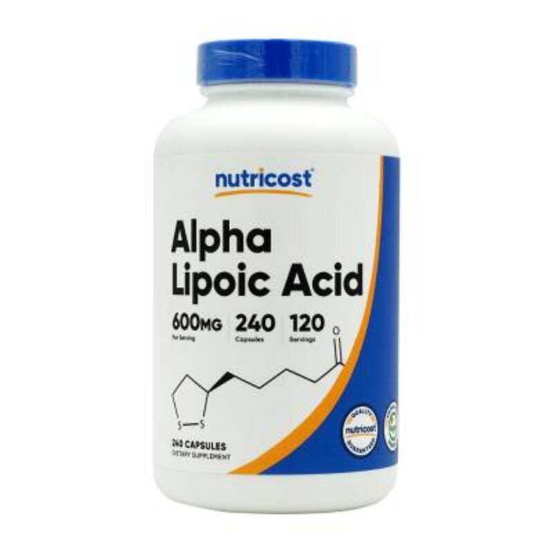 Nutricost 뉴트리코스트 알파리포산 600mg 240 캡슐 영양제 건강보조식품