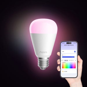 아카라 스마트 LED 전구 T2 칼라 RGB 화이트 CCT E26 조명 IoT 램프