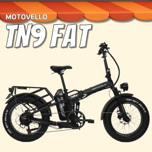 모토벨로 TN9 FAT 전기자전거 접이식 PAS 자전거 770W 48V 20Ah