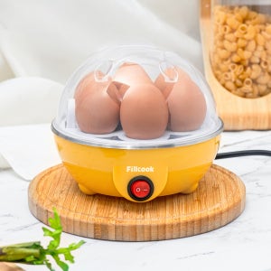 필쿡 계란찜기 1단 계란삶는기계 달걀찜기 미니 야채 멀티 쿠커