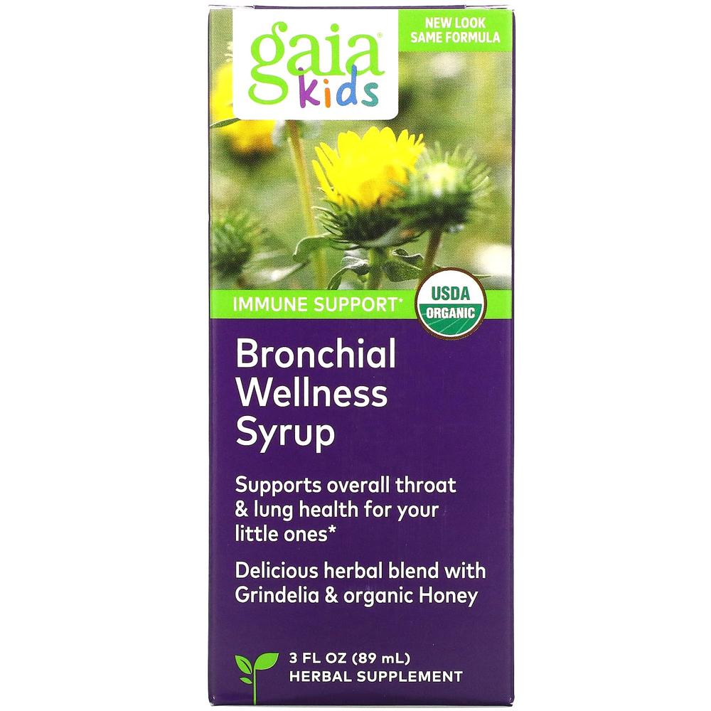 가이아허브 브론키얼 <b>웰니스</b> <b>시럽</b> 89ml 3fl oz