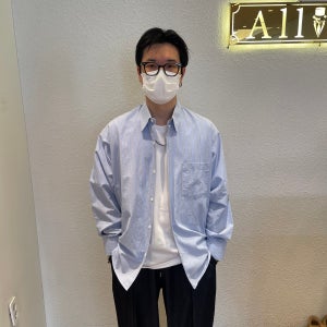 올킬- 아베크 스트라이프 코튼 셔츠