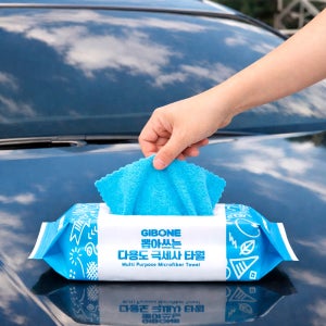 [무배] 뽑아쓰는 다용도 세차 가성비 극세사 타월 22매 2팩