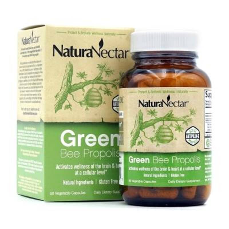 Natura Nectar 네츄라 넥타 <b>그린 비</b> 프로폴리스 60 베지캡 영양제 건강보조식품