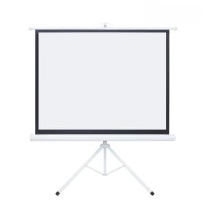 60인치 삼각대 이동식 4대3 캠핑 야외 가정용 빔스크린 프로젝터 스크린
