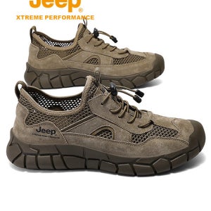 Jeep 지프 남성용 여름 통기성 메쉬 캐주얼 스포츠화