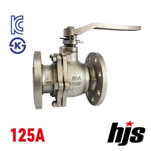 스텐 볼밸브 125A (후렌지 10K) / 0.98MPa 플랜지 KC KS인증품 SUS