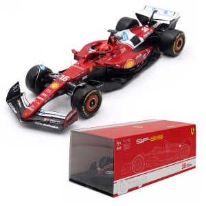 브라고 1:18 페라리 SF25 16번 샤를 르끌레르 F1 디럭스 버전 [아크릴 케이스]