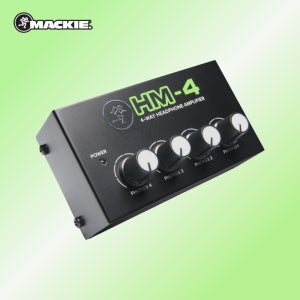 맥키 MACKIE HM4 HM-4 4채널 헤드폰앰프 밴드 녹음실 유선 모니터링 헤드폰연결용