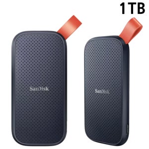 SanDisk 휴대용 드라이브 Portable SSD E30 1TB, 단일색상
