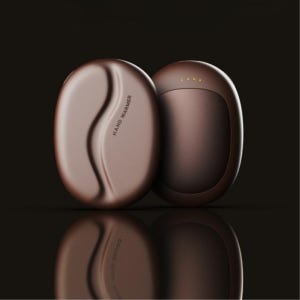 자석 커피콩 모양 온열 손난로 3단계 조절 충전식 휴대용 양면 핫팩 겨울 손난방 보조배터리