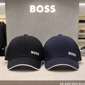 휴고보스 BOSS 로고 남녀공용 코튼 볼캡 데일리 캡 모자