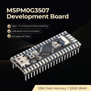 코어 개발 보드 모듈 내장 128K 플래시 메모리 지지대 다중 표준 IO 인터페이스 스마트카 DIY 키트 MSPM0G3507