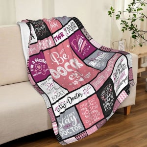 VEPVLAHU 베프블라후 의사 선물 담요 152X127CM Dentist 60 X50
