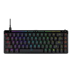 ASUS ROG Falchion Ace HFX 게이밍 키보드 65% TKL 듀얼 USB-C 블랙