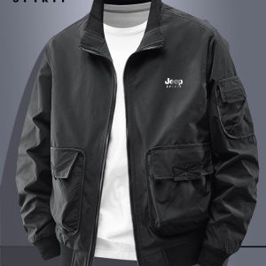 지프 자켓 남성 봄 가을 파일럿 점퍼