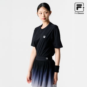 휠라 테니스 COOL 소로나 백그래픽 반팔티_FS262RS11X002001