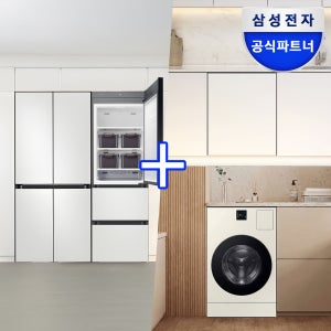 [신혼가전]눈까지 즐거운 우리가전 14인 식기세척기+AI콤보 세탁기+키친핏 냉장고,김치냉장