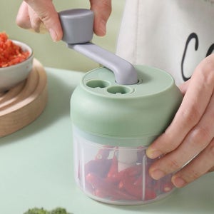 야채다지기 채소 마늘 양파 고기 마늘 만능 가정용 차퍼 초퍼 이유식 수동 200ml