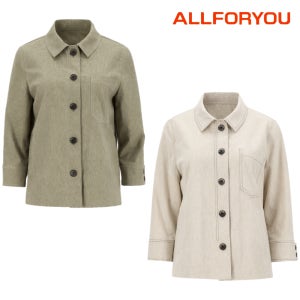 올포유 여성 자켓 스티치 포인트 스탠 카라 신축성 캐주얼 부모님 선물 WKK66441