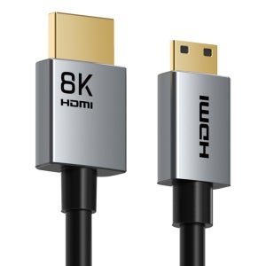 케이블타임 8K 60Hz Mini HDMI to HDMI 2.1 양방향 모니터 케이블 CH15