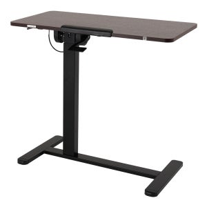 덱스탑 침대 소파 사이드테이블 미니 모션 테이블 높이조절 자취템 다크우드(각도조절/슬림)
