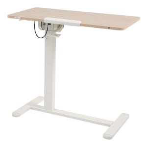 덱스탑 침대 소파 사이드테이블 미니 모션 테이블 높이조절 자취템 라이트우드(각도조절/슬림)