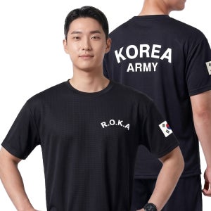 로카티 코리아아미 반팔 쿨론 티셔츠 ROKA 군용 korea army