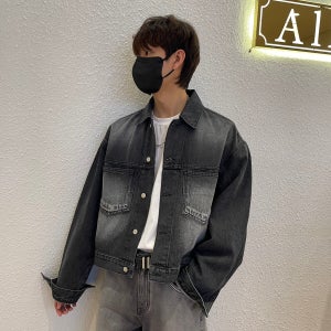 올킬- 아베크 데님오버 크롭자켓