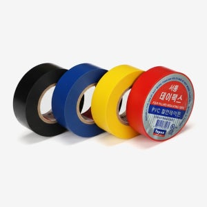 서통 전기절연테이프 10M PVC 비닐테이프 (10개입) 색상 선택 19mm X 10M