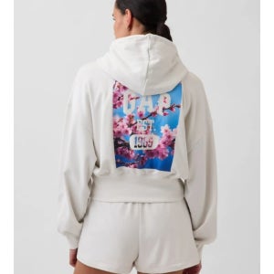 갭 여성 후드 집업 점퍼 빈티지 소프트 프렌치 사쿠라 GAP 로고 RB6299