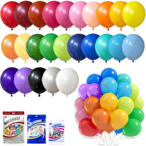 벌룬 12인치 스탠다드톤 100P 봉지 라운드 고무풍선 파티 장식 이벤트 행사 생일 기념일