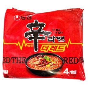 농심 신라면 더레드 멀티팩 500g (총4봉)
