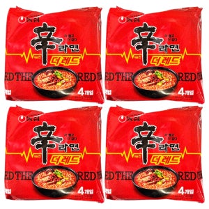 농심 신라면 더레드 멀티팩 500g X 4개 (총16봉)
