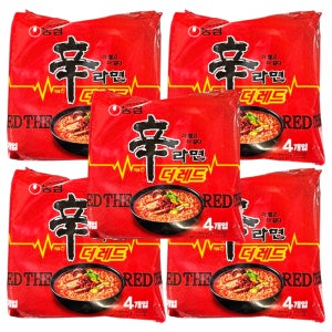 농심 신라면 더레드 멀티팩 500g X 5개 (총20봉)