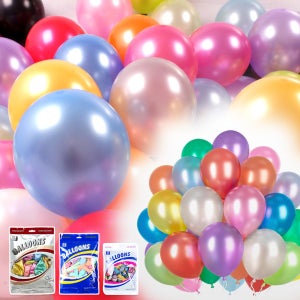 벌룬 12인치 펄톤 100P 봉지 라운드 고무풍선 파티 장식 이벤트 행사 생일 기념일 축제