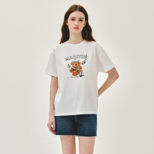 [마리떼프랑소와저버] MARINE DRAWING DOODLE GRAPHIC TEE white
