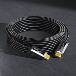 햅시 8K UHD HDMI 2.1 광케이블 블랙 50m, 1개