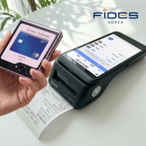 초소형 안드로이드 무선카드단말기,LC-A100 WiFi,휴대용카드단말기, 포스기능탑재 상품명출력 가능, 관리비 용지무료