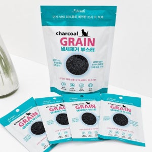 고양이 화장실 탈취 참숯 냄새제거 차콜프레시 그레인 500g, 1개