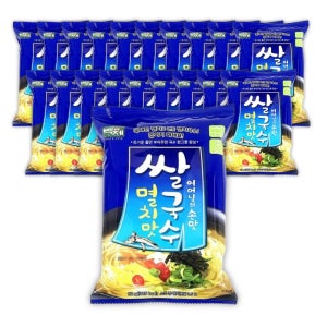 백제 쌀국수 봉지면 멸치맛, 92g, 20개
