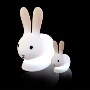 LED 토끼 방수 의자 조명 동물 조형물 아기 소형 발광 무드등 야외 공원 정원 카페 호텔